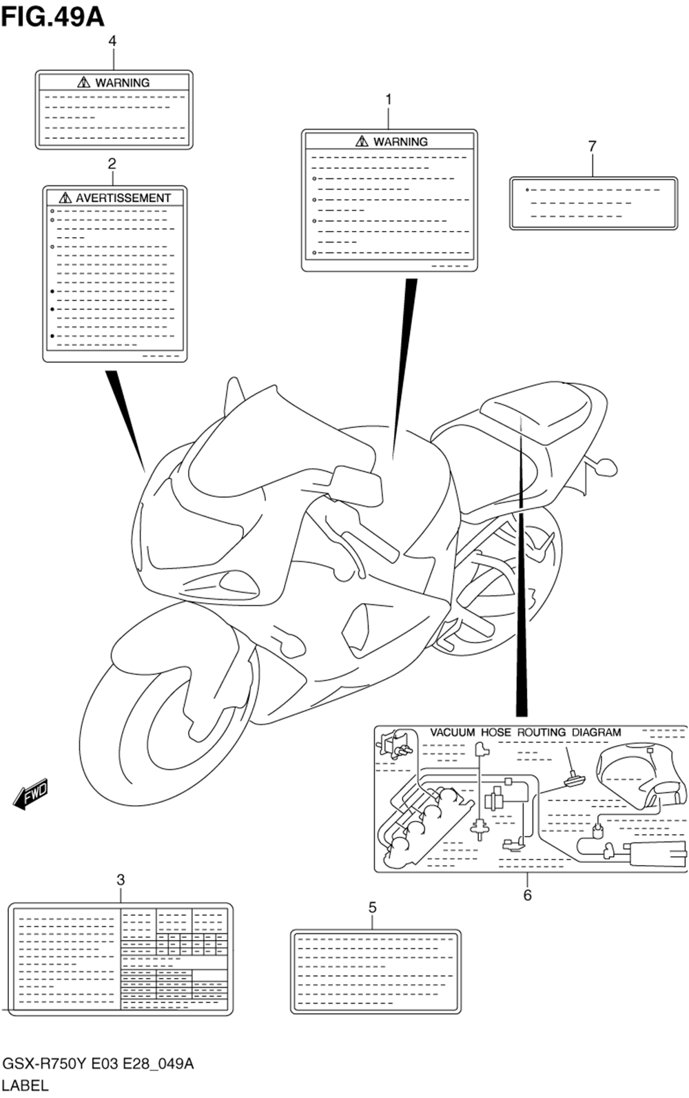 Label (model k2_k3)