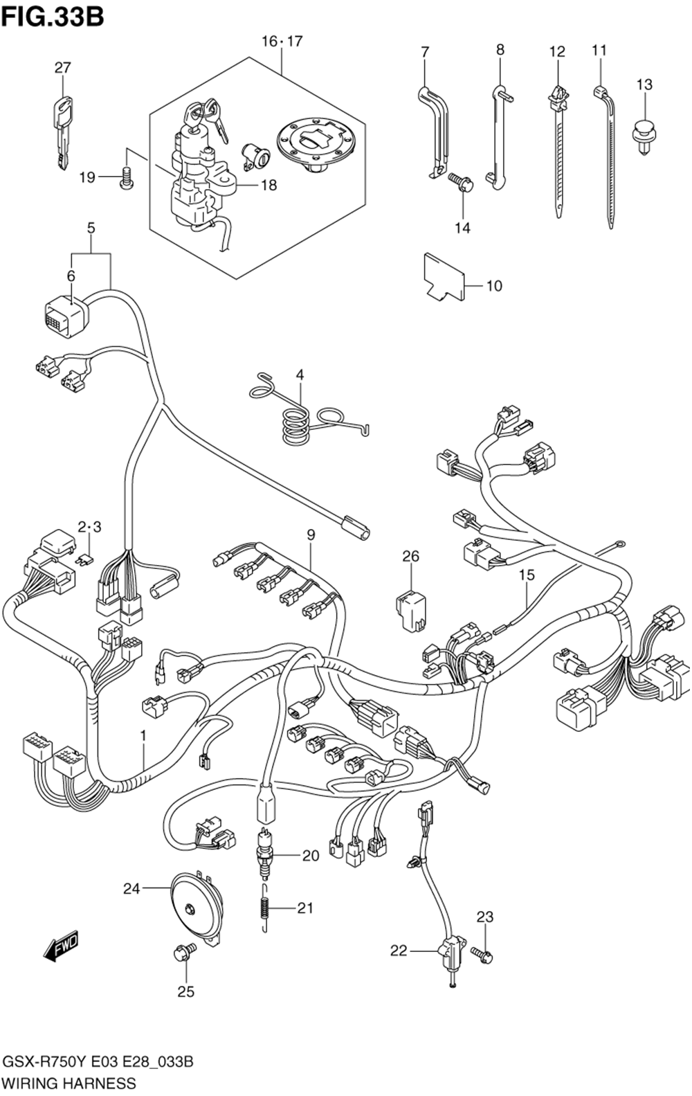 Wiring harness (model k3)