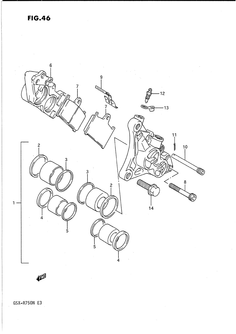 Front calipers