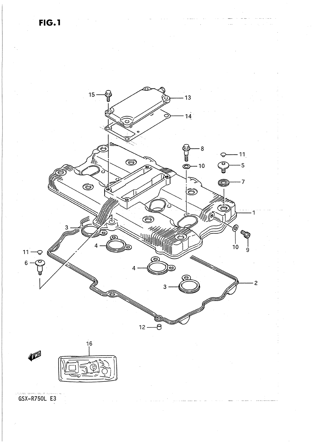 Cylinder head cover (model j_k)