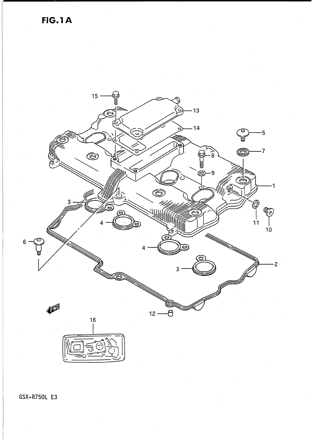 Cylinder head cover (model l)