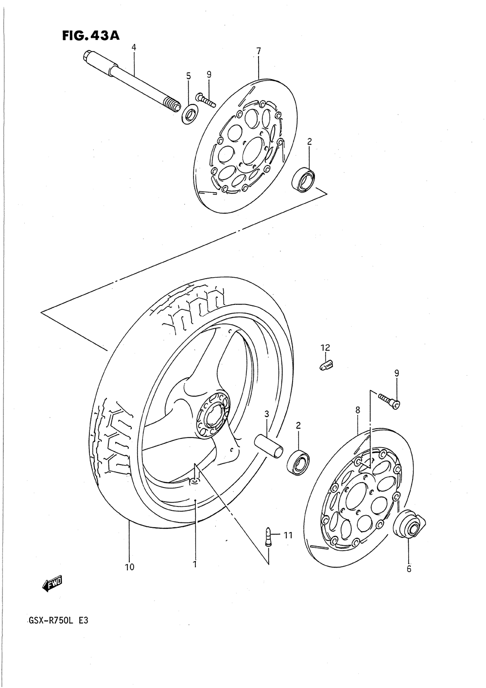 Front wheel (model l)