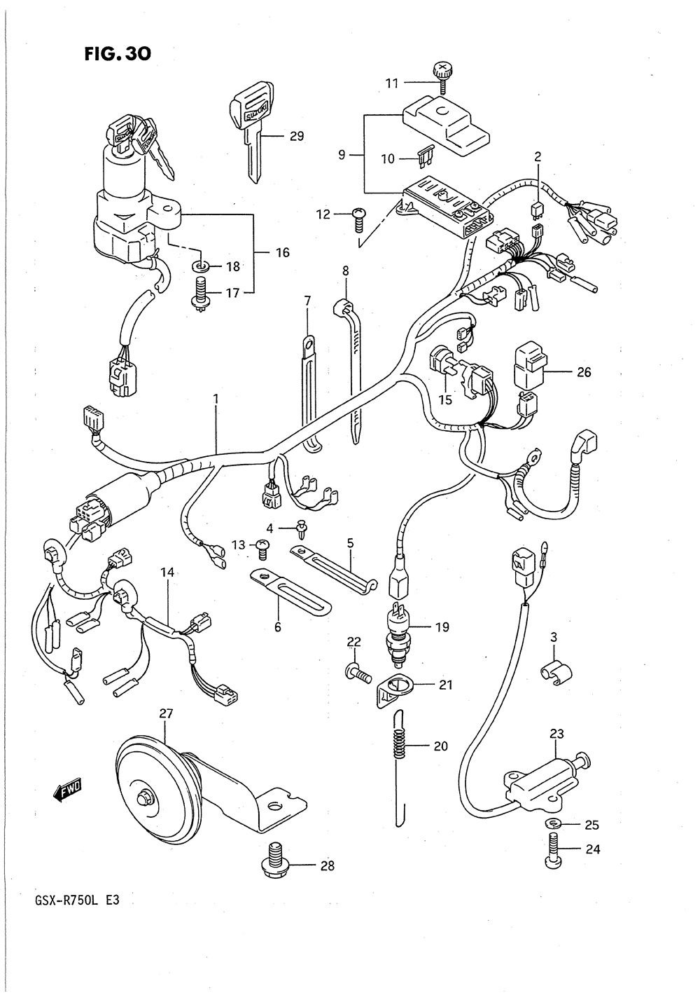 Wiring harness (model j_k)