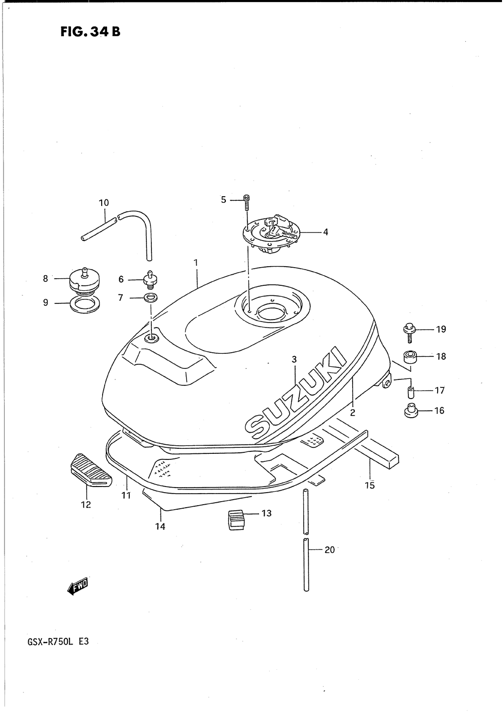 Fuel tank (model l)