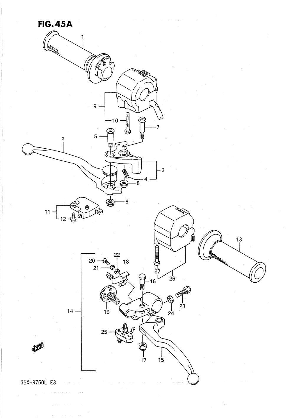 Handle switch (model k_l)