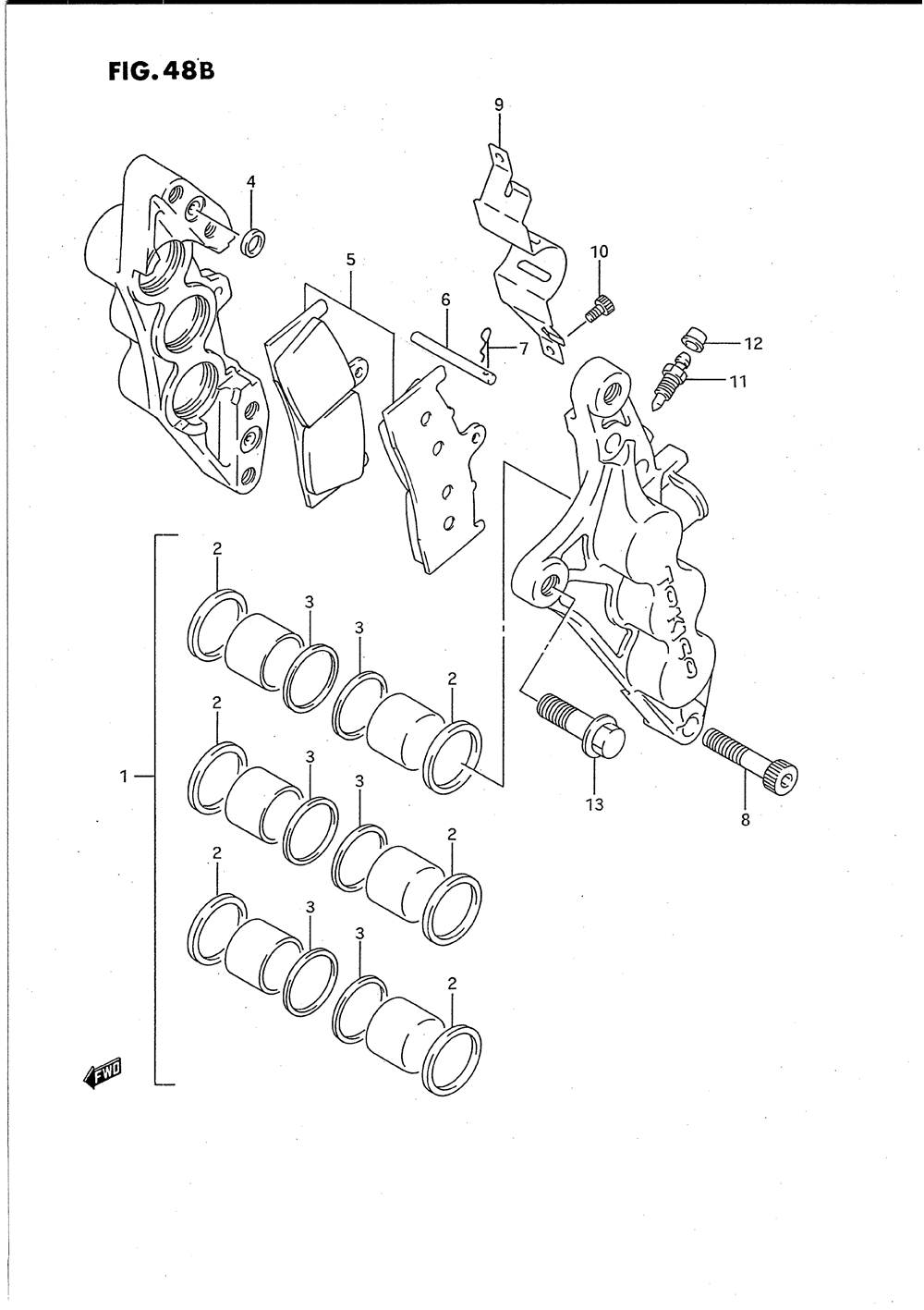 Front calipers (model s)