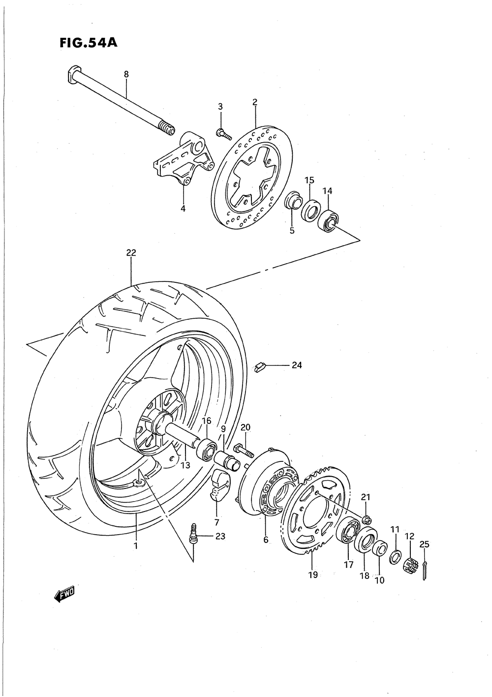 Rear wheel (model r_s)