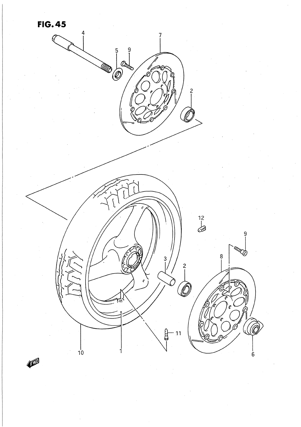 Front wheel (model p)