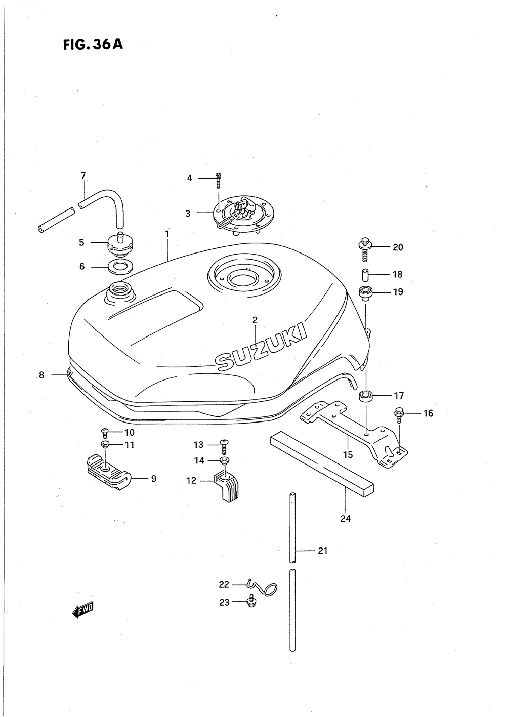 Fuel tank (model r)