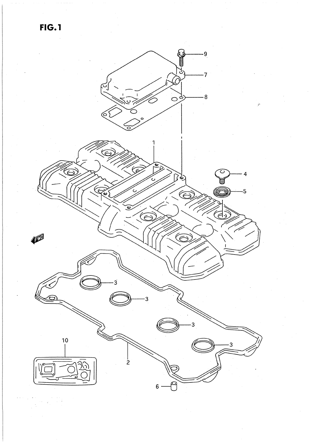 Cylinder head cover