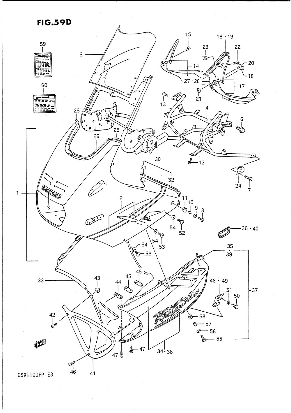 Cowling (model n_p)