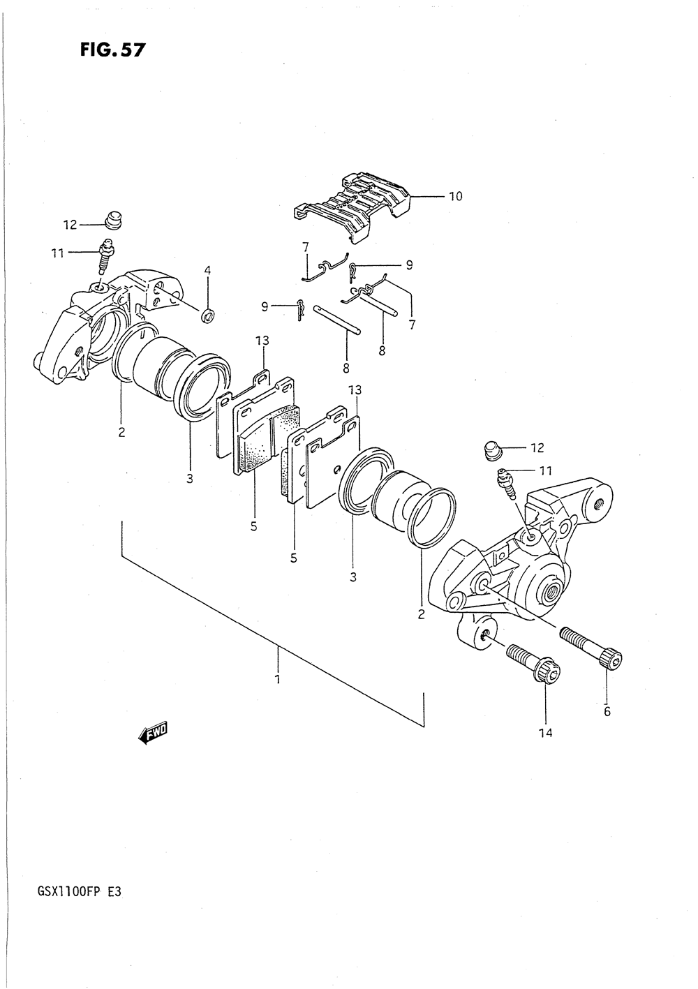 Rear calipers (model j_k_l_m_n)