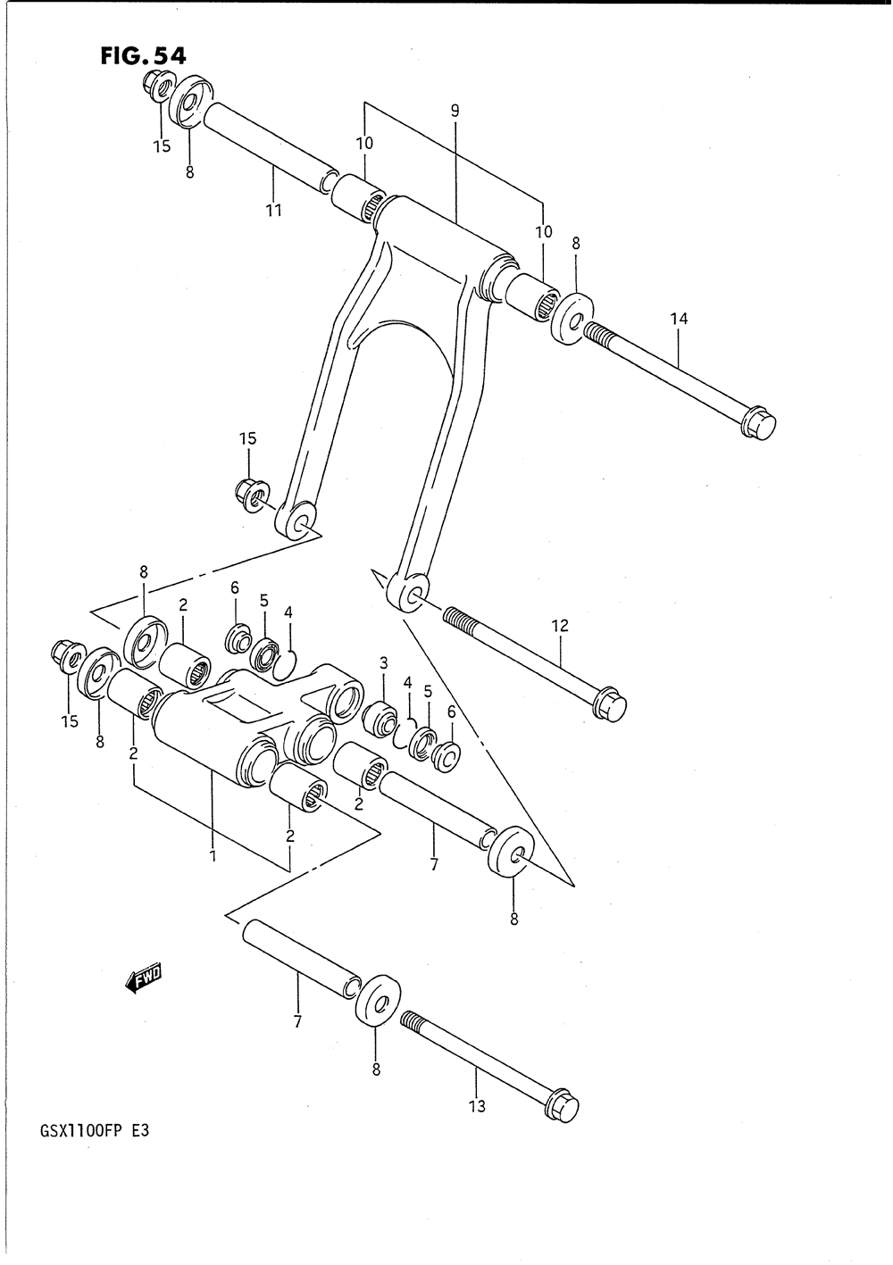 Rear cushion lever