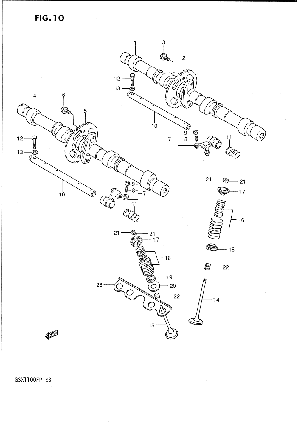 Cam shaft - valve