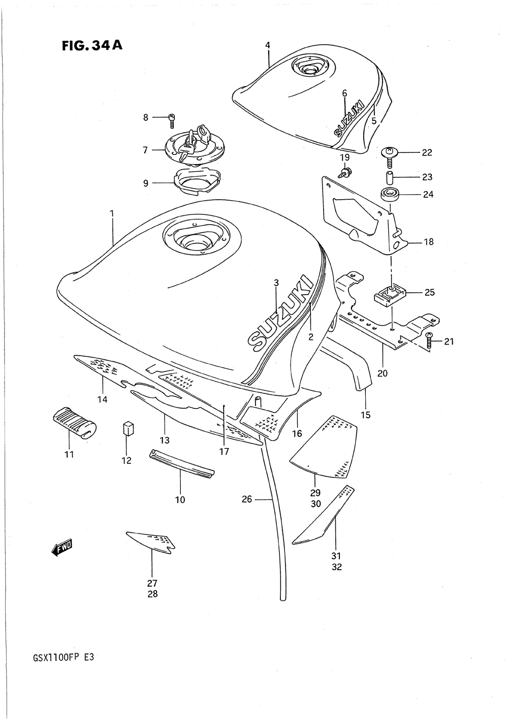 Fuel tank (model l_m)