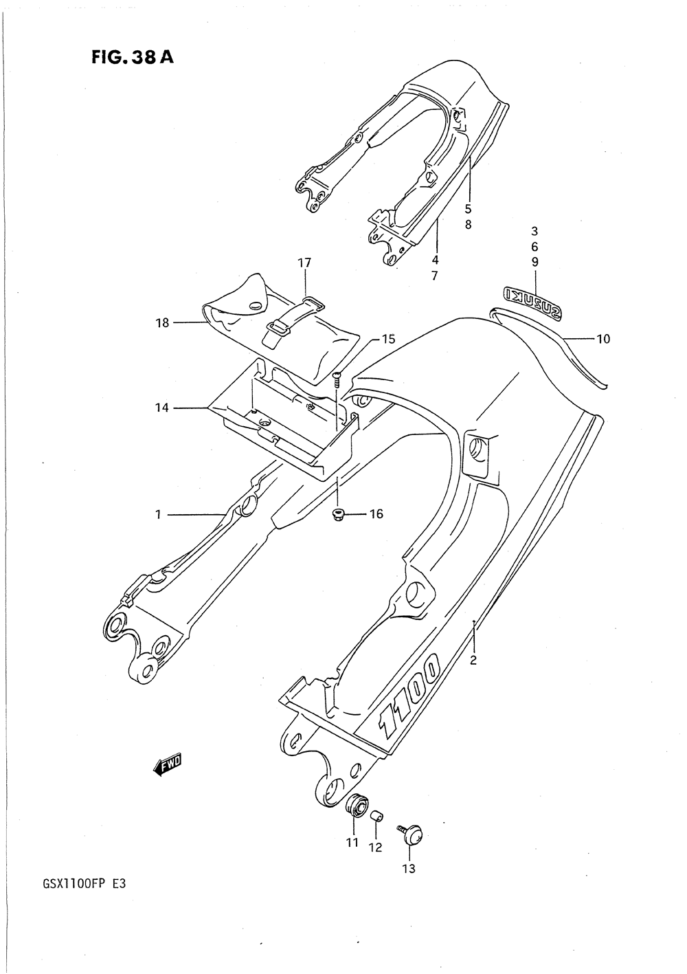 Seat tail cover (model m_n_p)