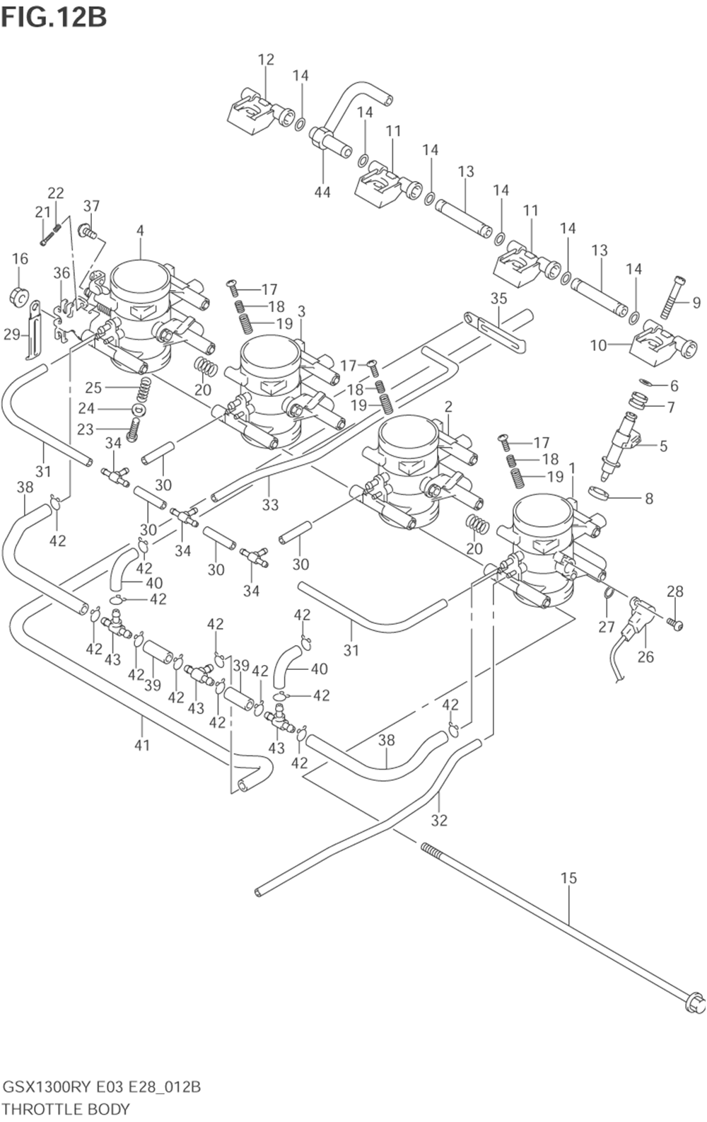 Throttle body (model k2_k3)