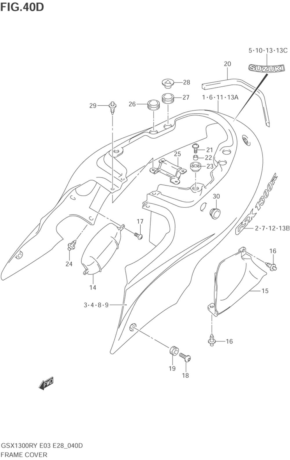 Frame cover (model k3)