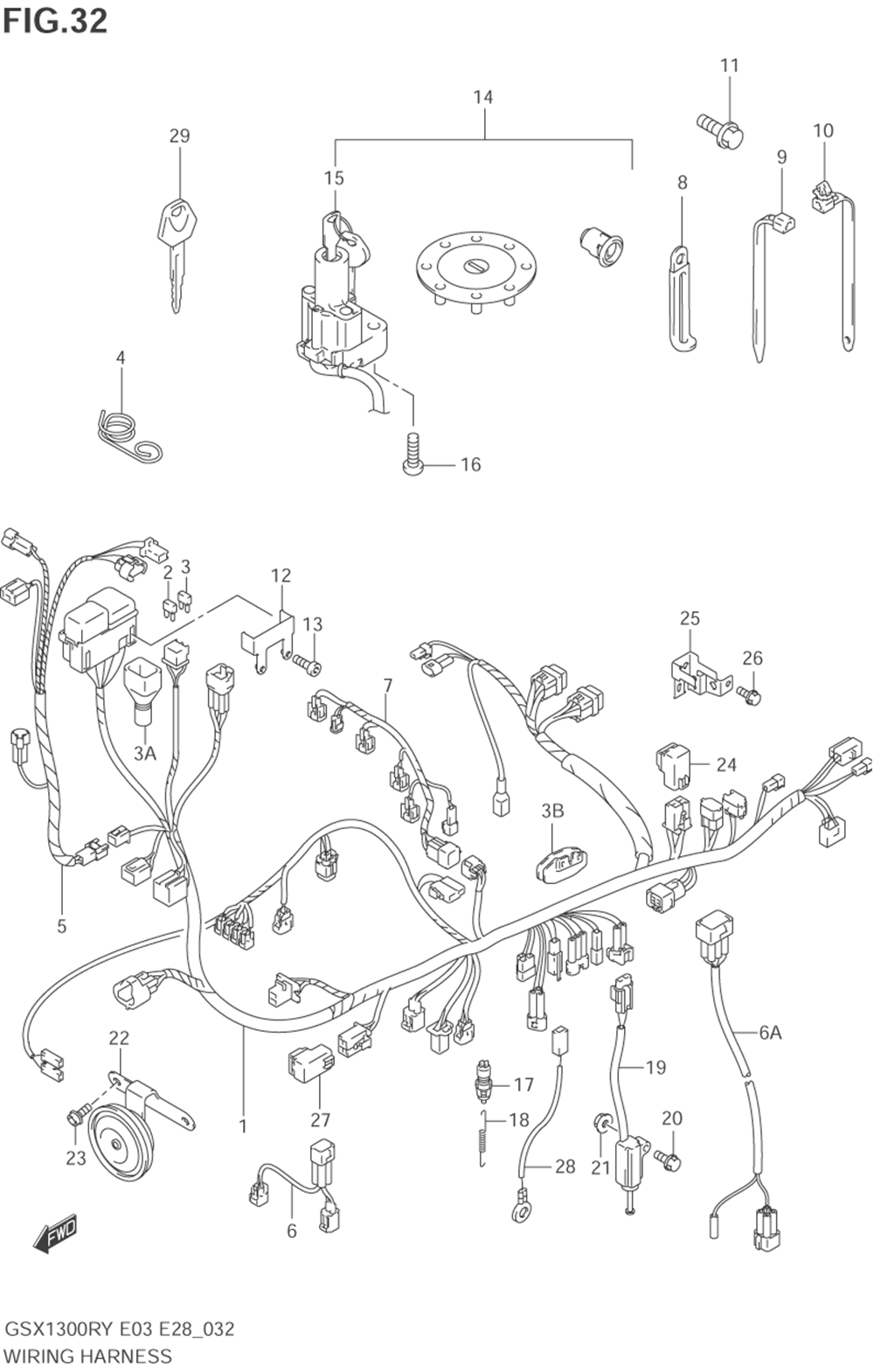 Wiring harness (model x_y_k1_k2)