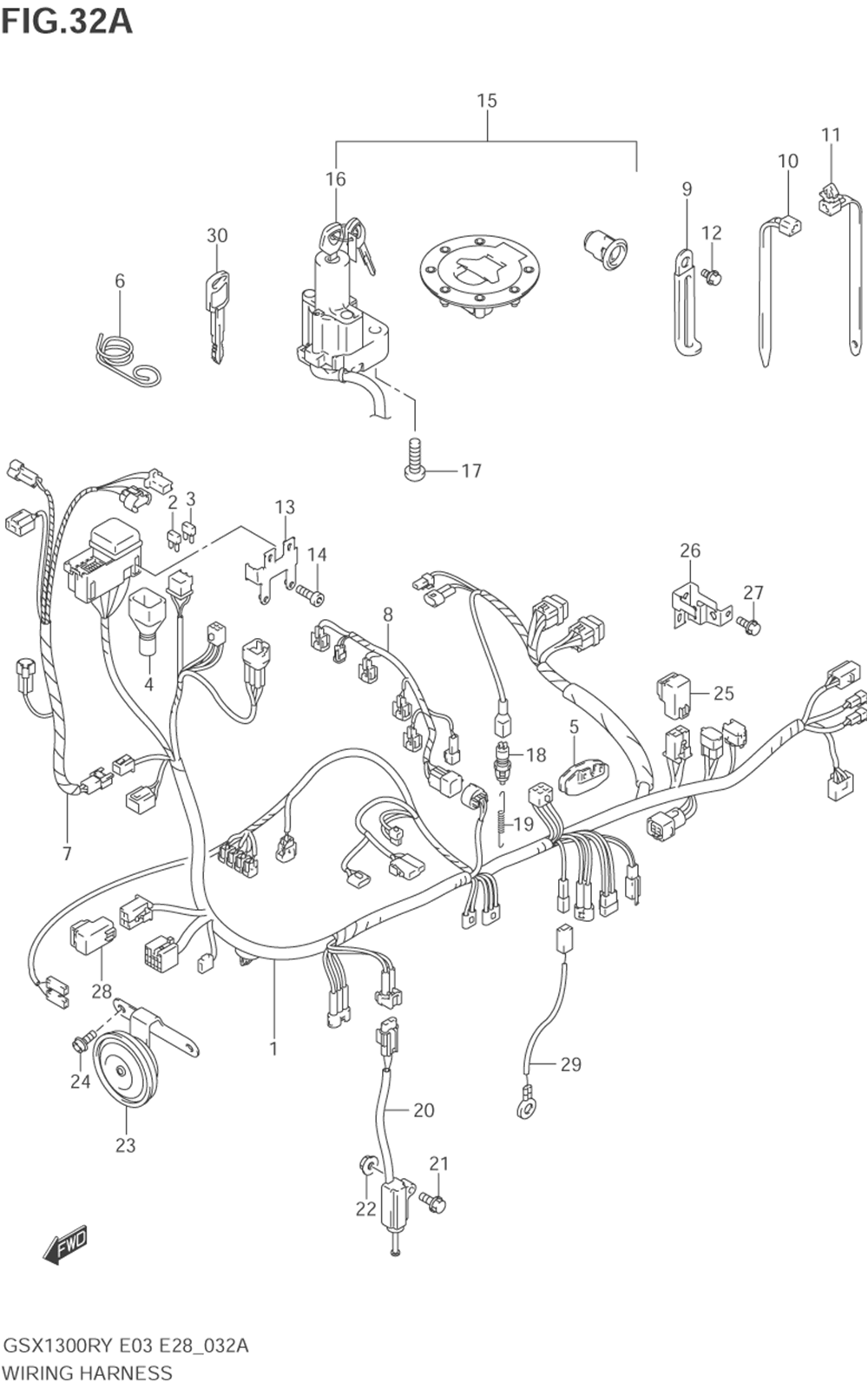 Wiring harness (model k3)