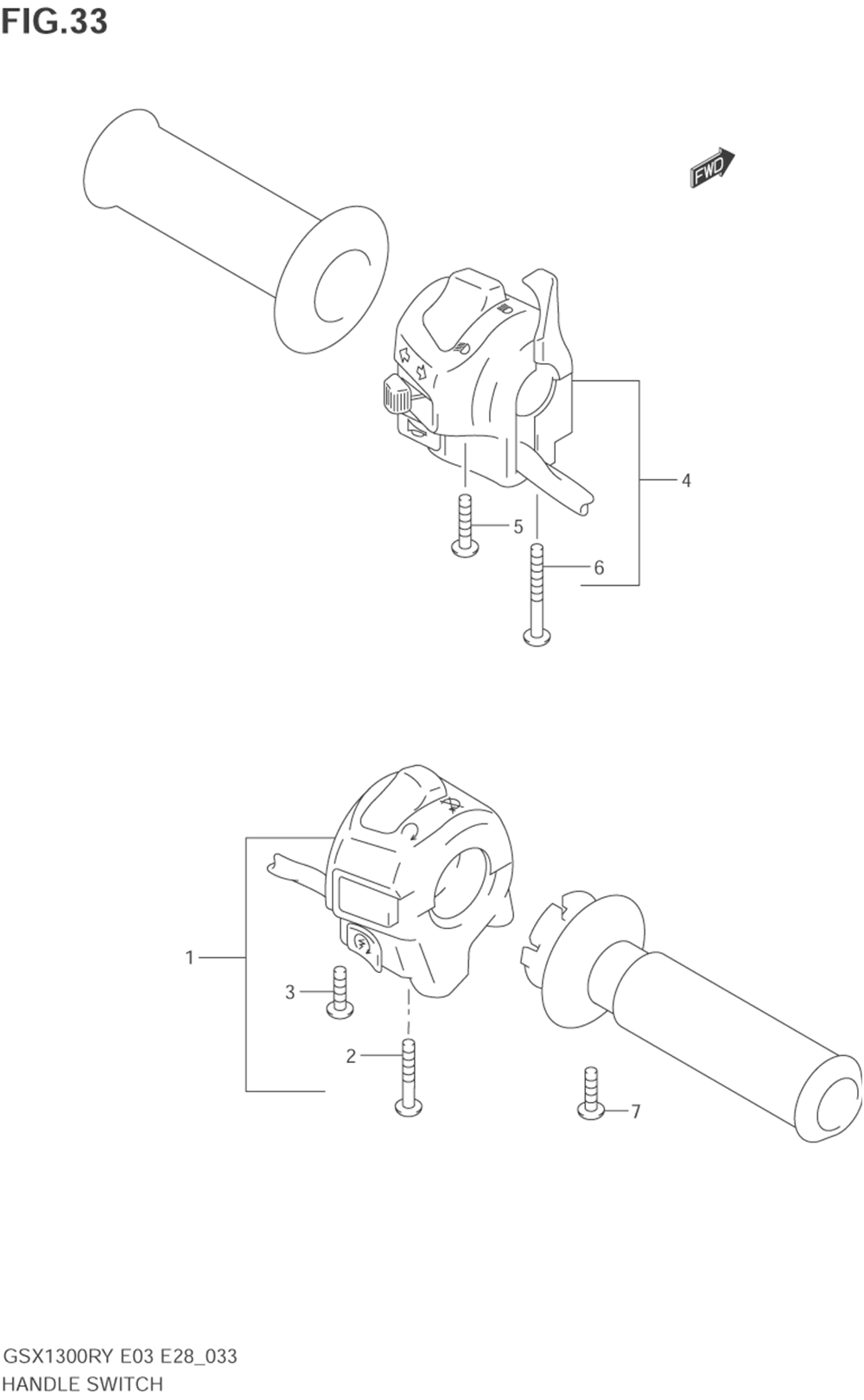 Handle switch