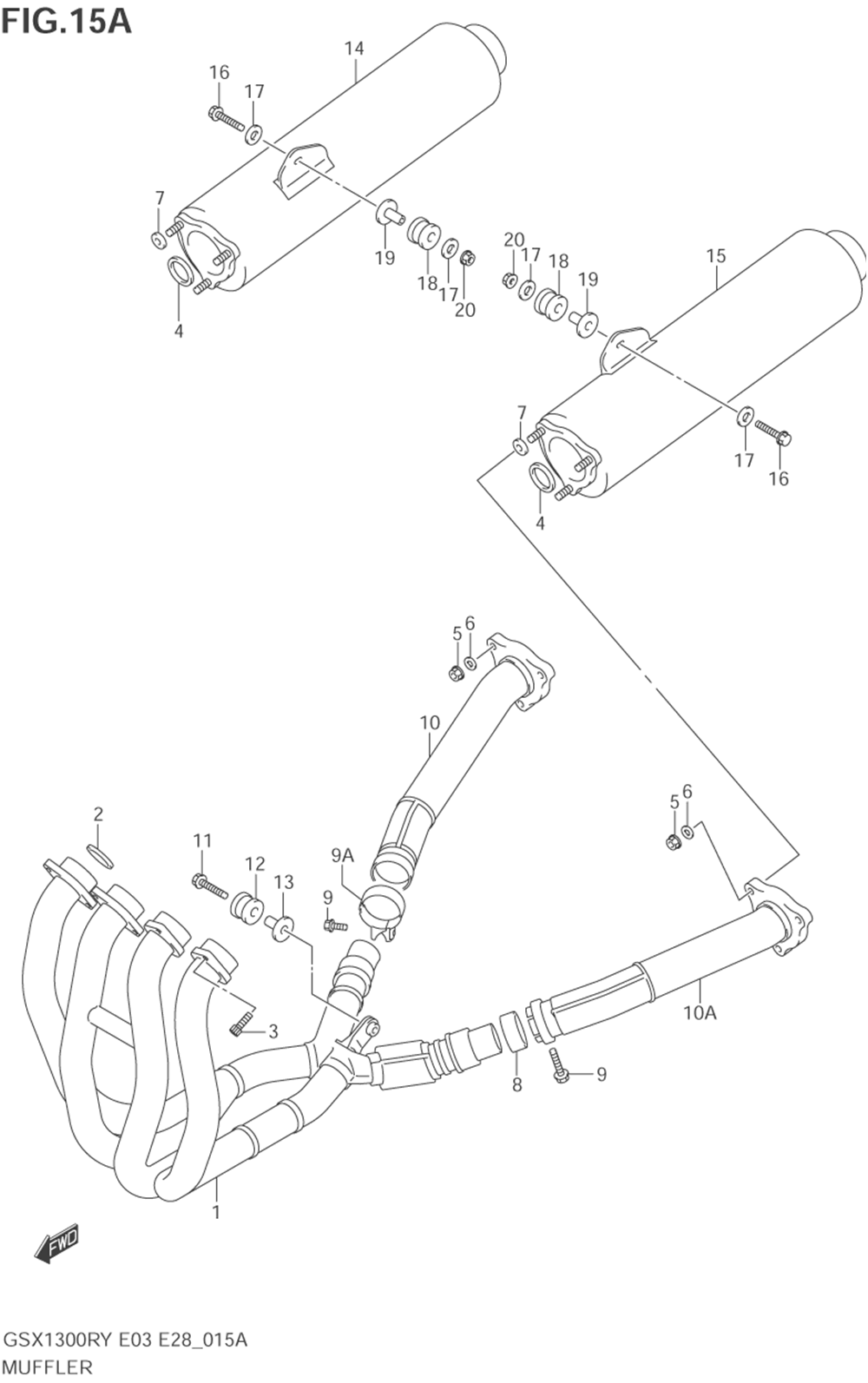 Muffler (model k2_k3)