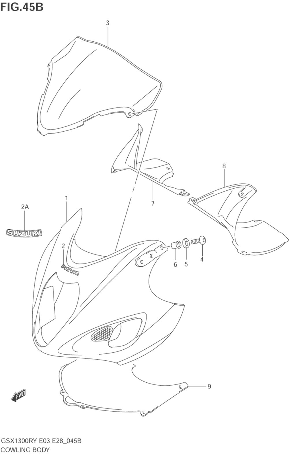 Cowling body (model k2)