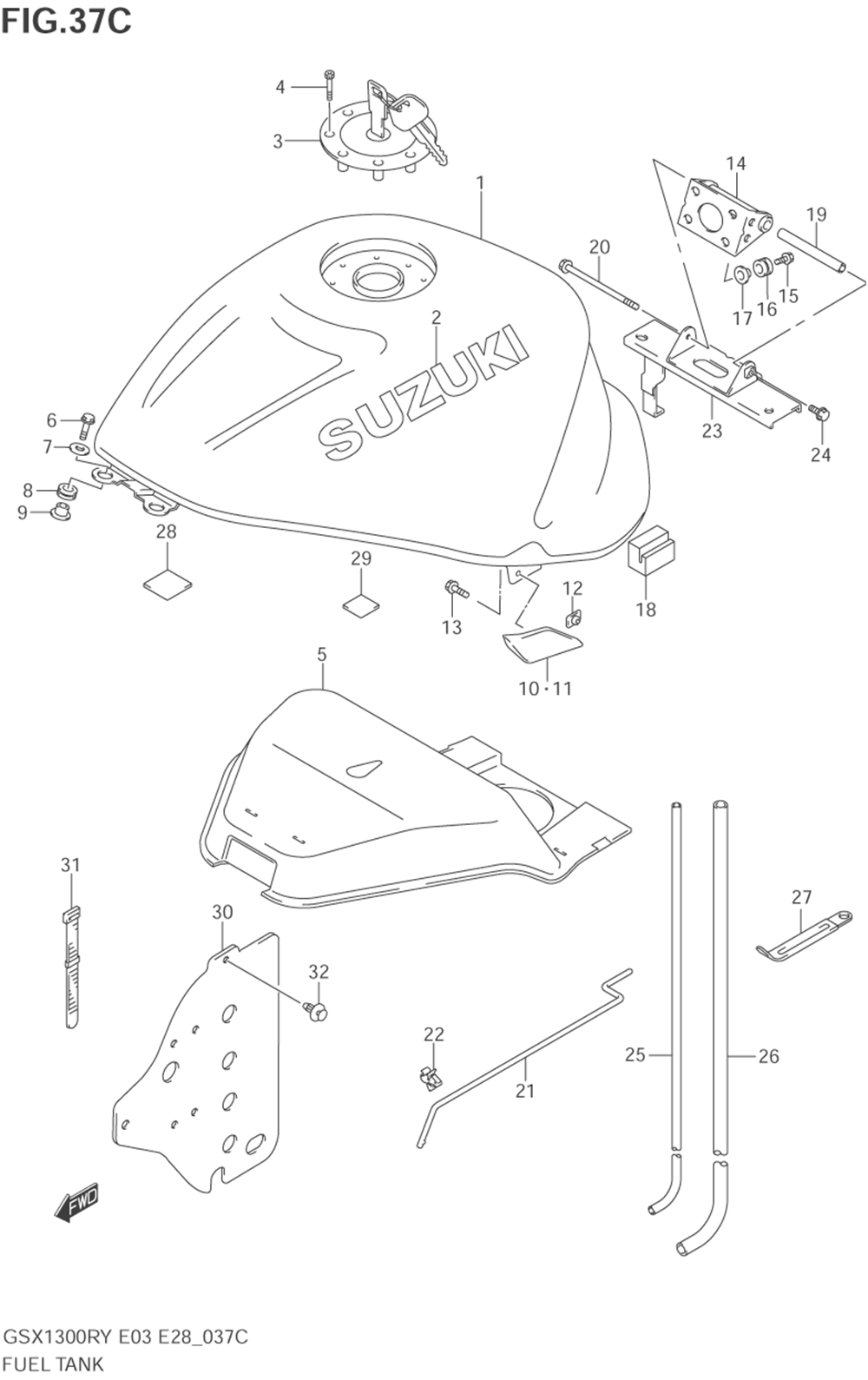 Fuel tank (model k2)