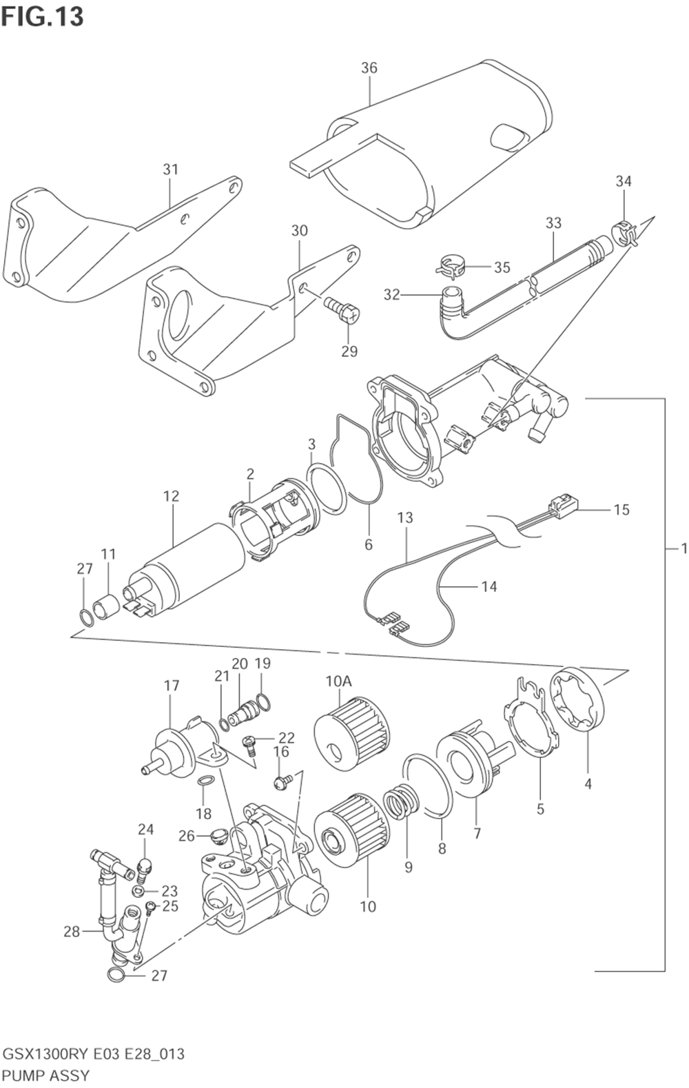 Pump assy (model x_y)