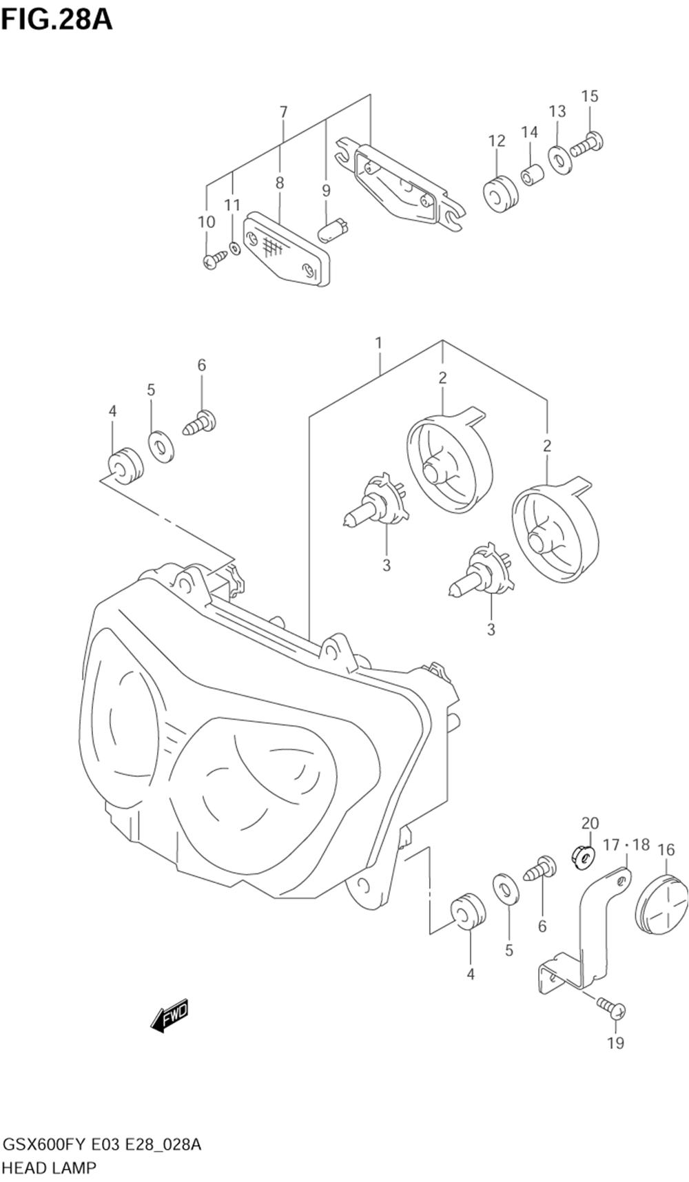 Headlamp (model k3)