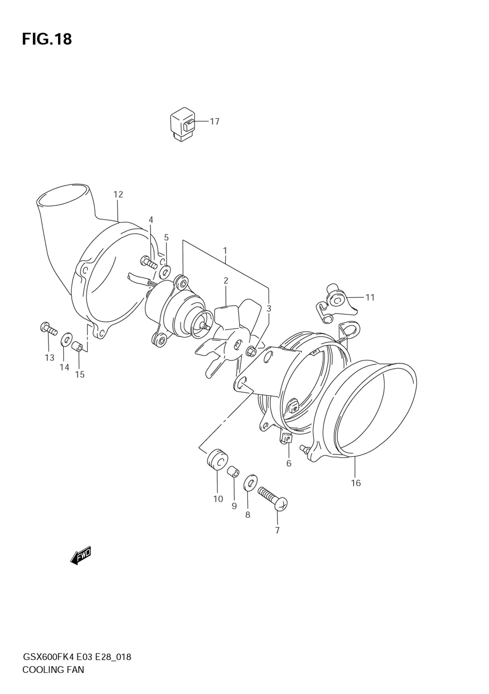 Cooling fan (e33)