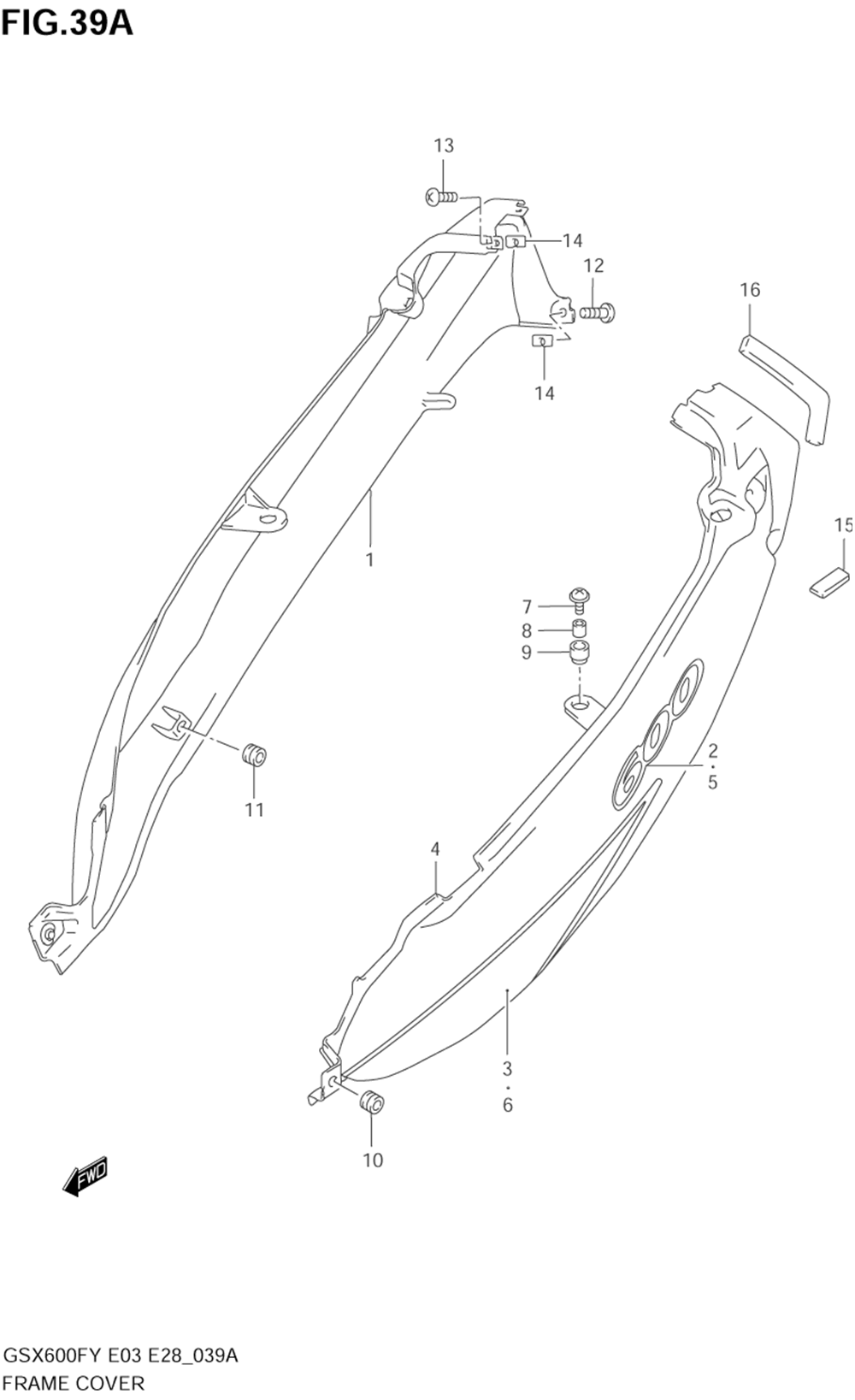 Frame cover (model y)