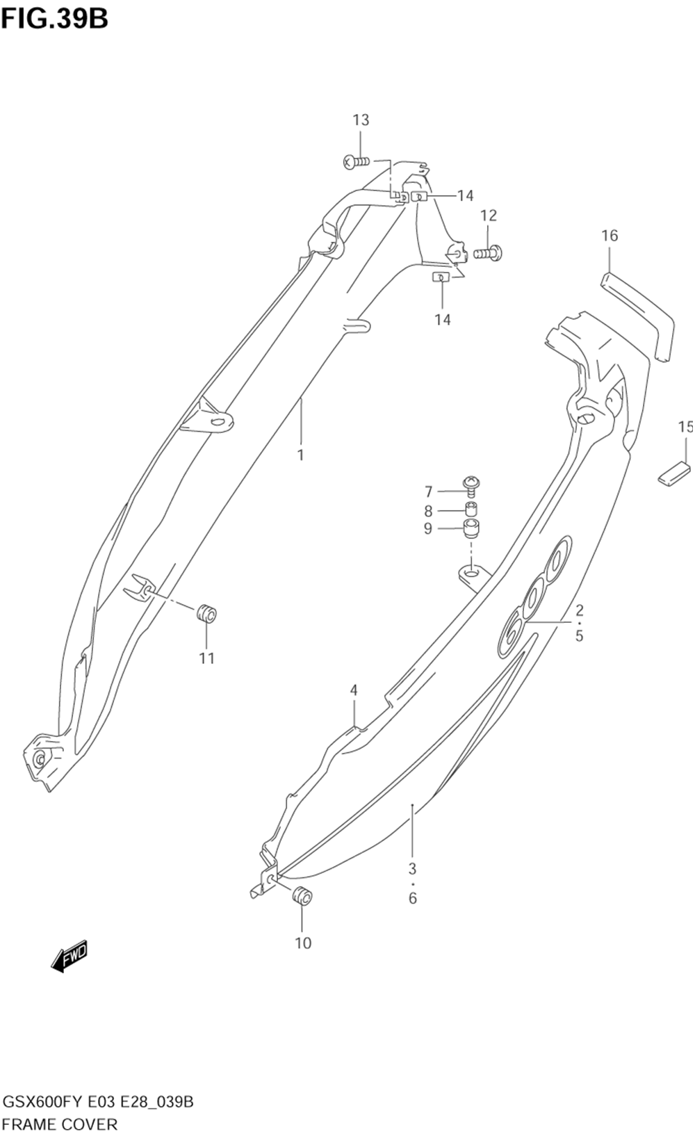 Frame cover (model k1)