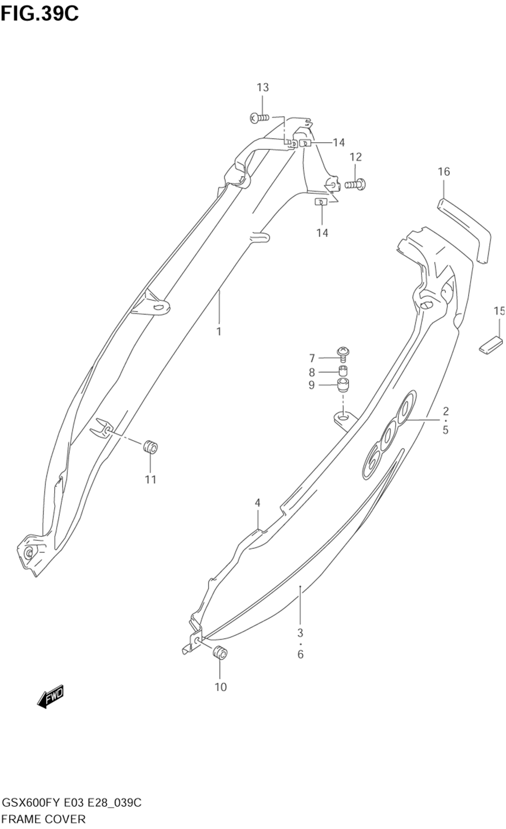 Frame cover (model k2)