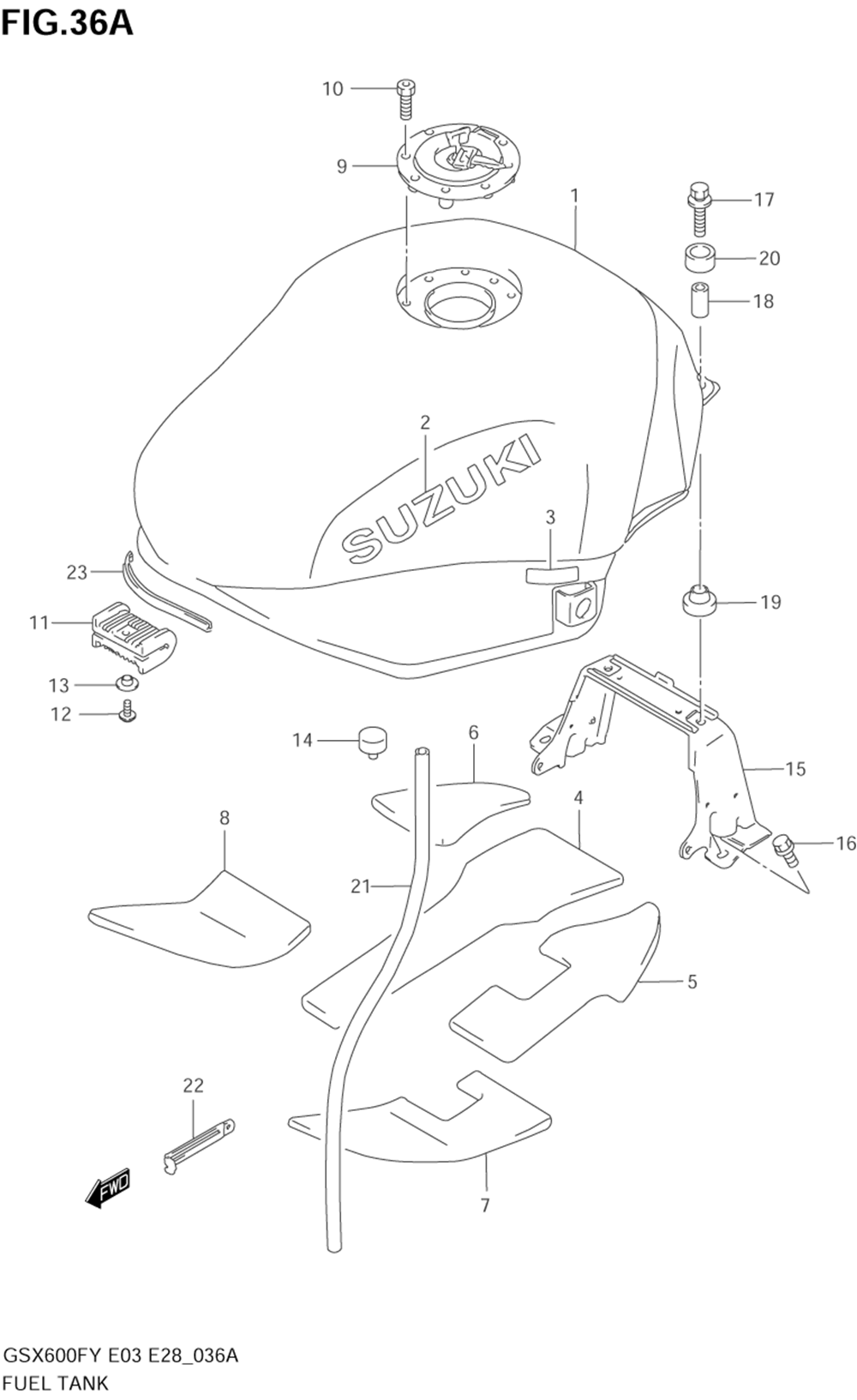 Fuel tank (model y_k1)