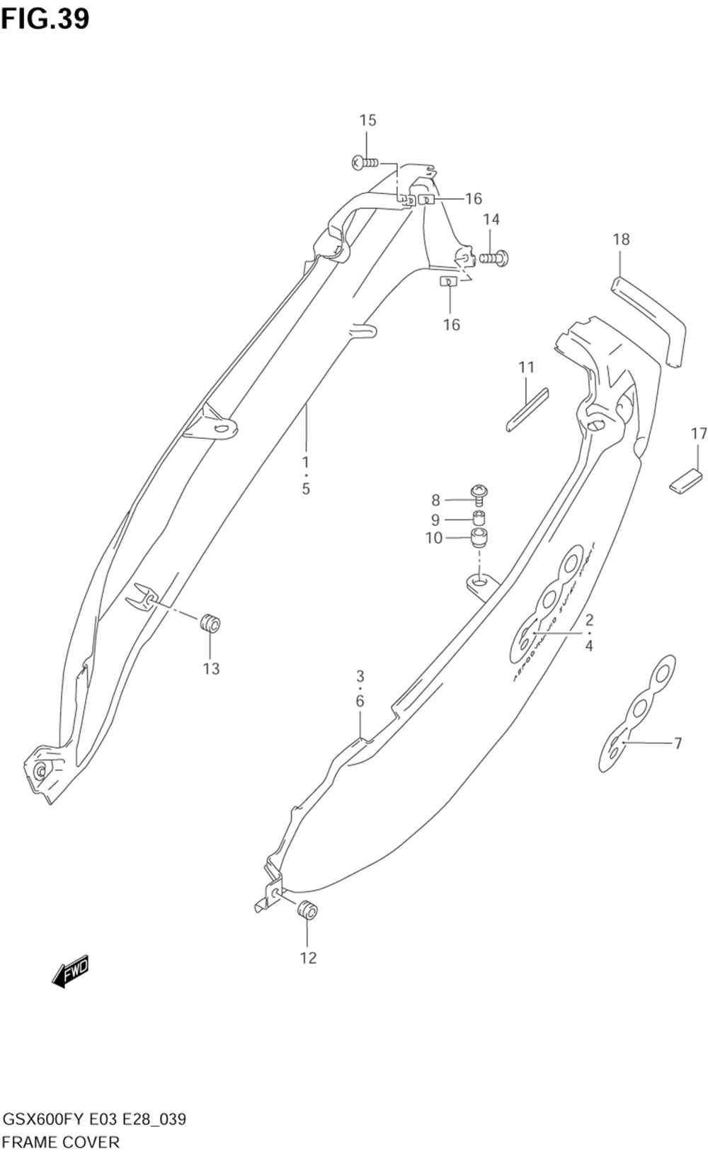 Frame cover (model w_x)