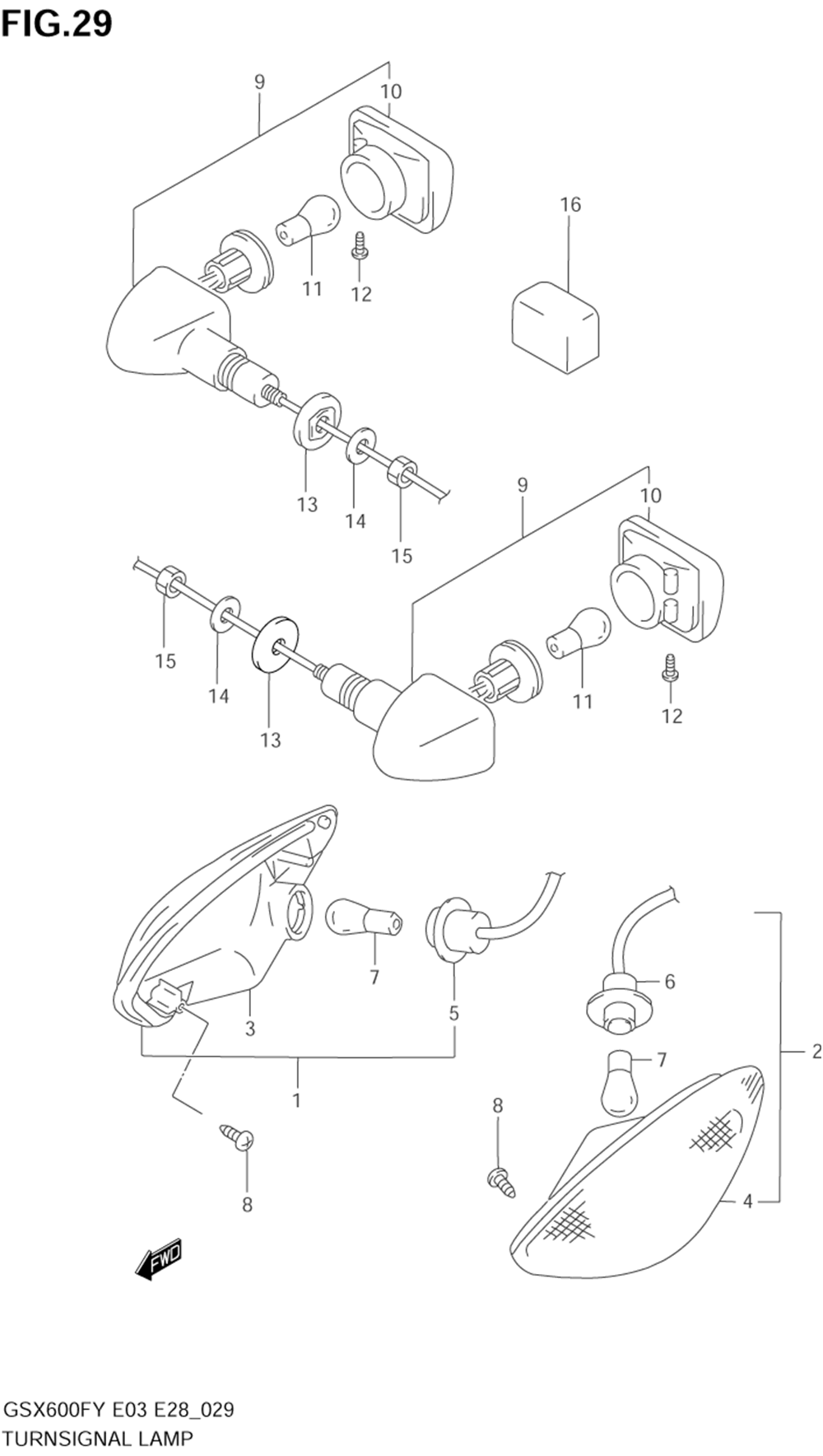 Turnsignal lamp