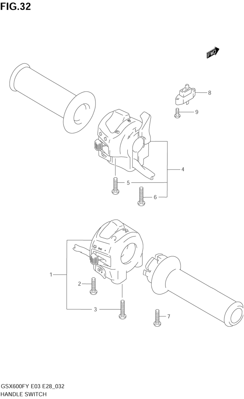 Handle switch