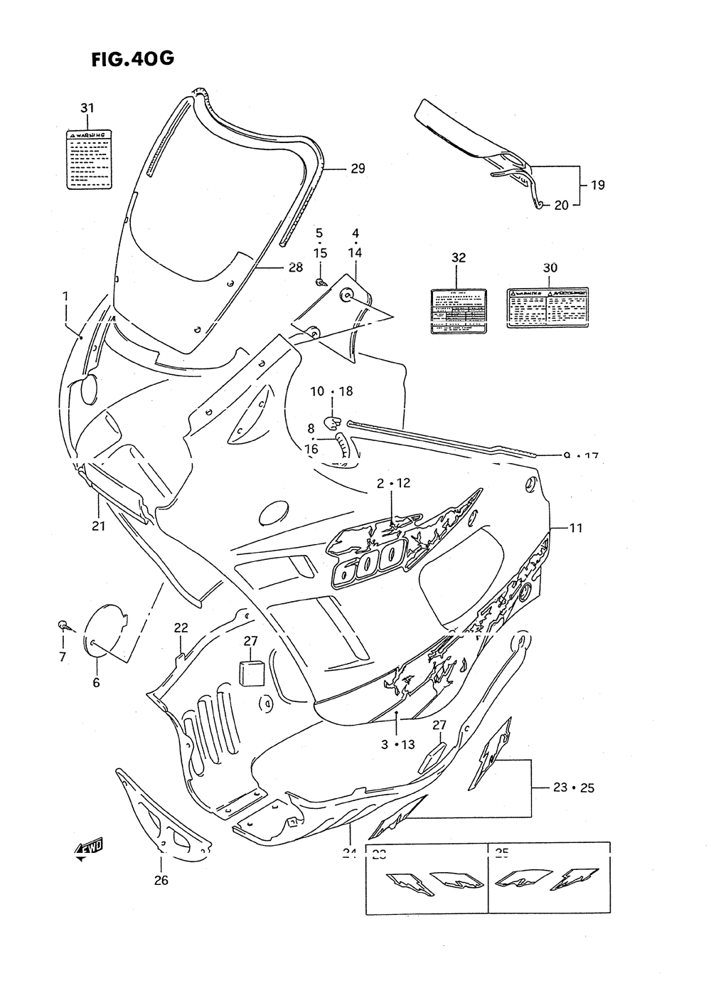 Cowling body (model s)