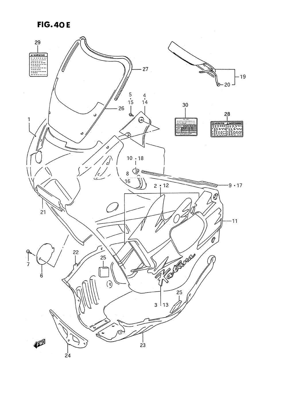 Cowling body (model p)