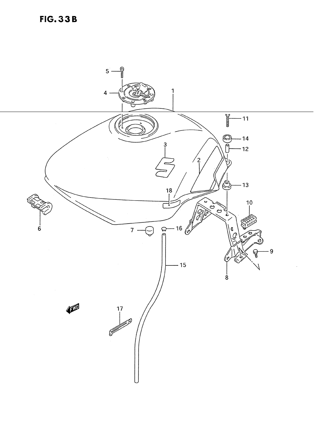 Fuel tank (model n)