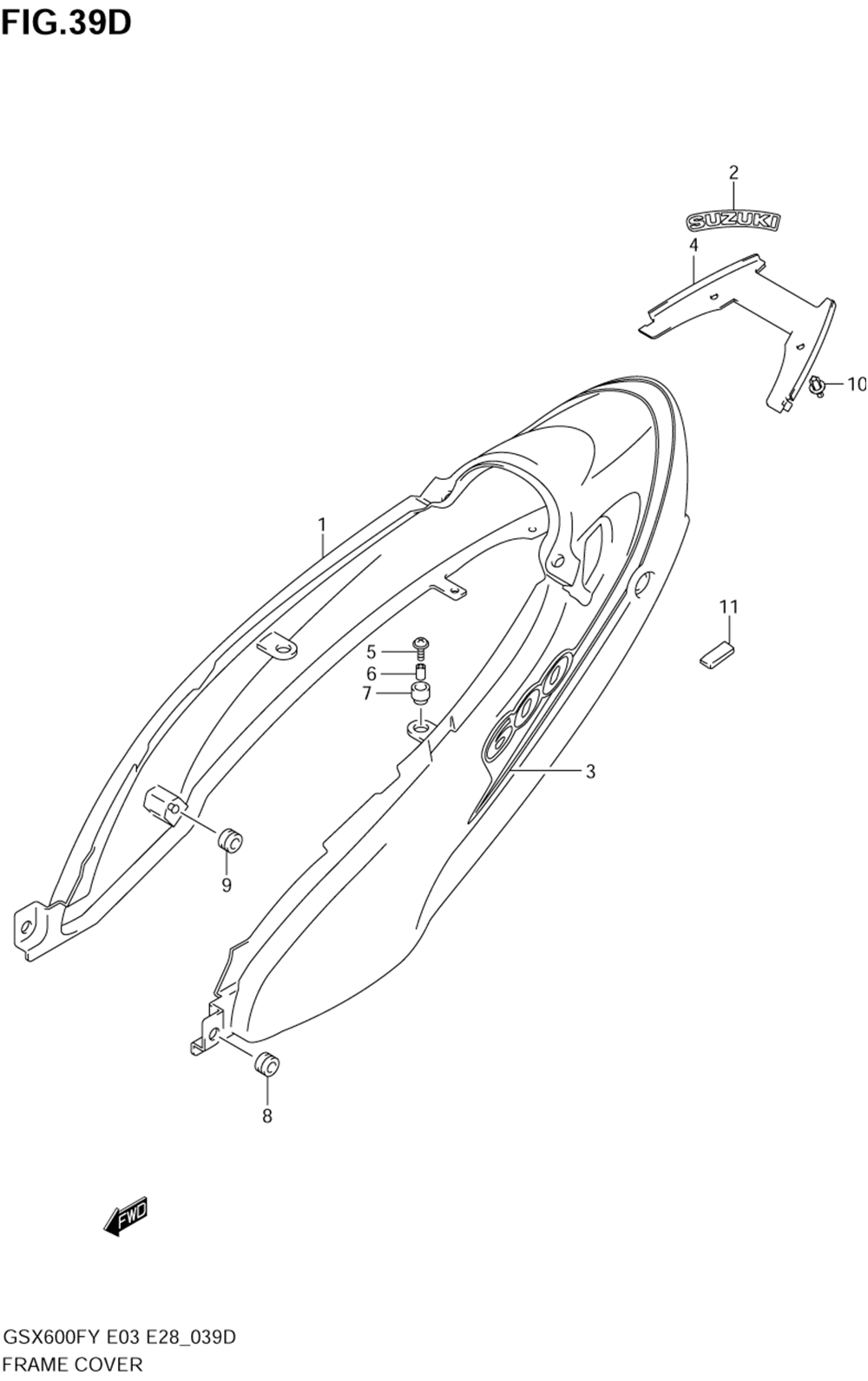 Frame cover (model k3)