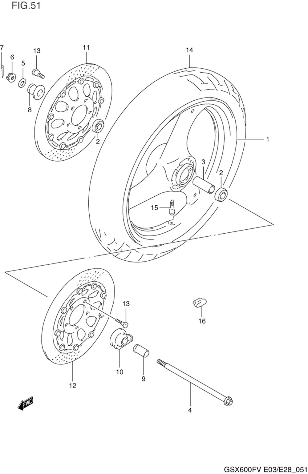 Front wheel