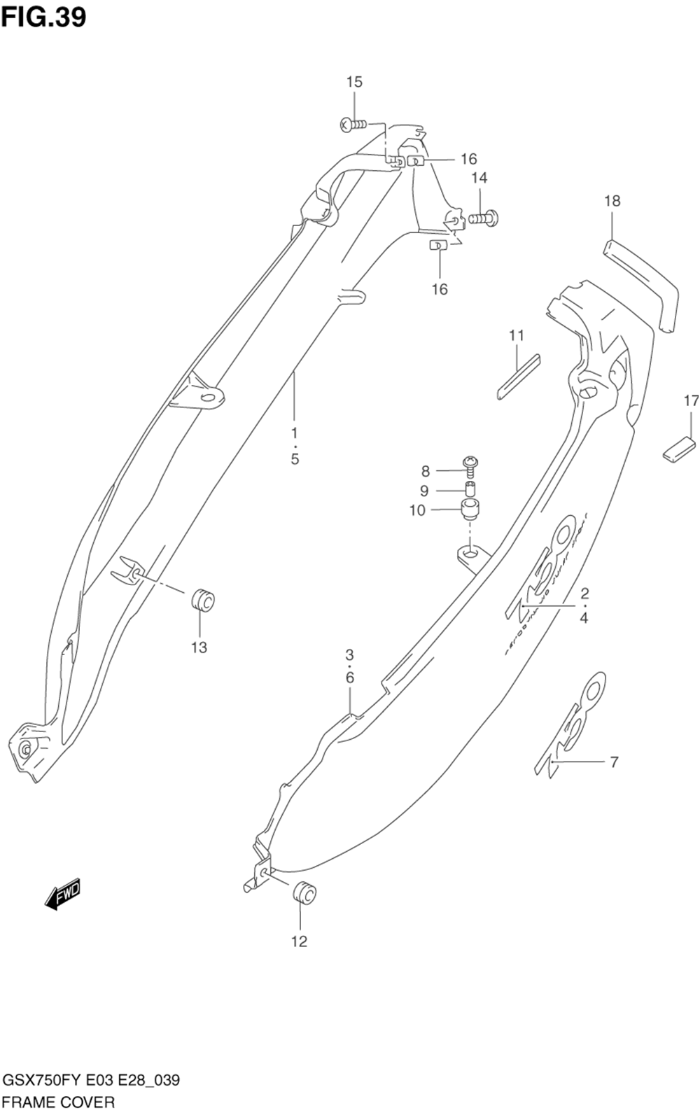 Frame cover (model w_x)