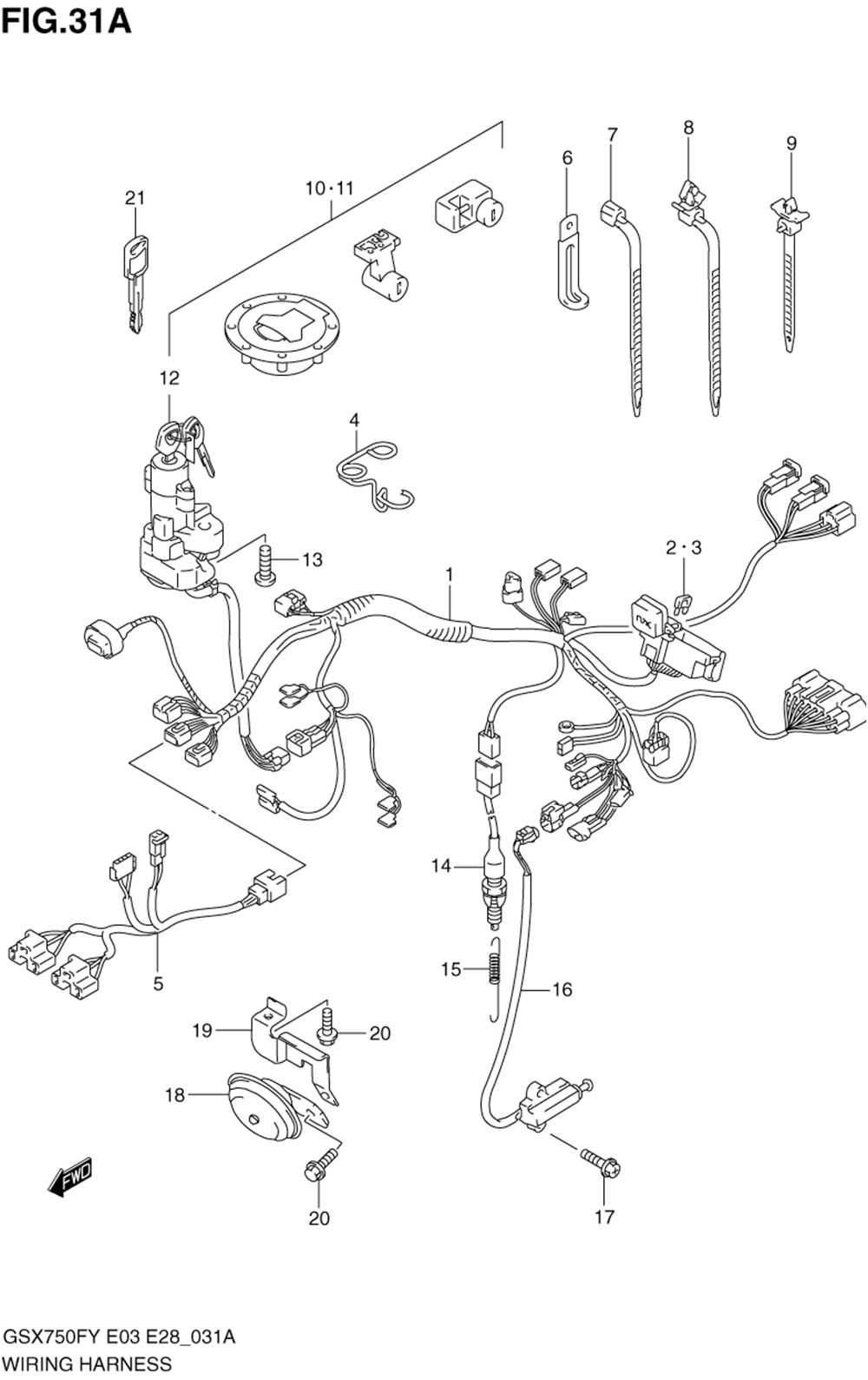 Wiring harness (model k3)