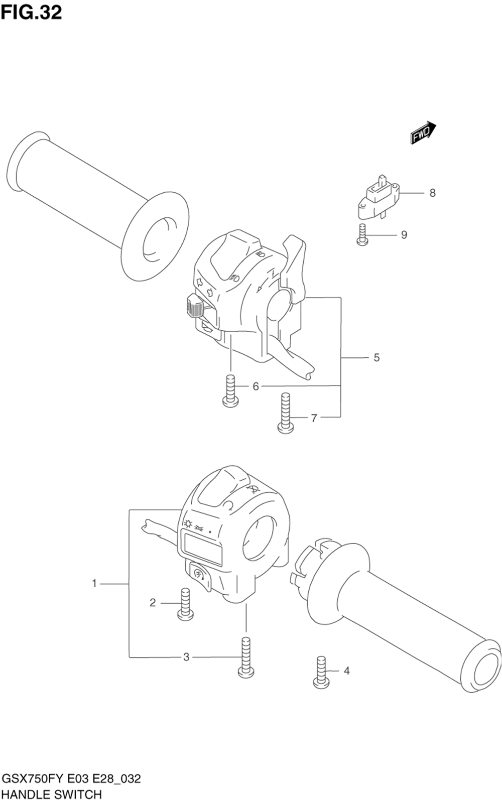 Handle switch