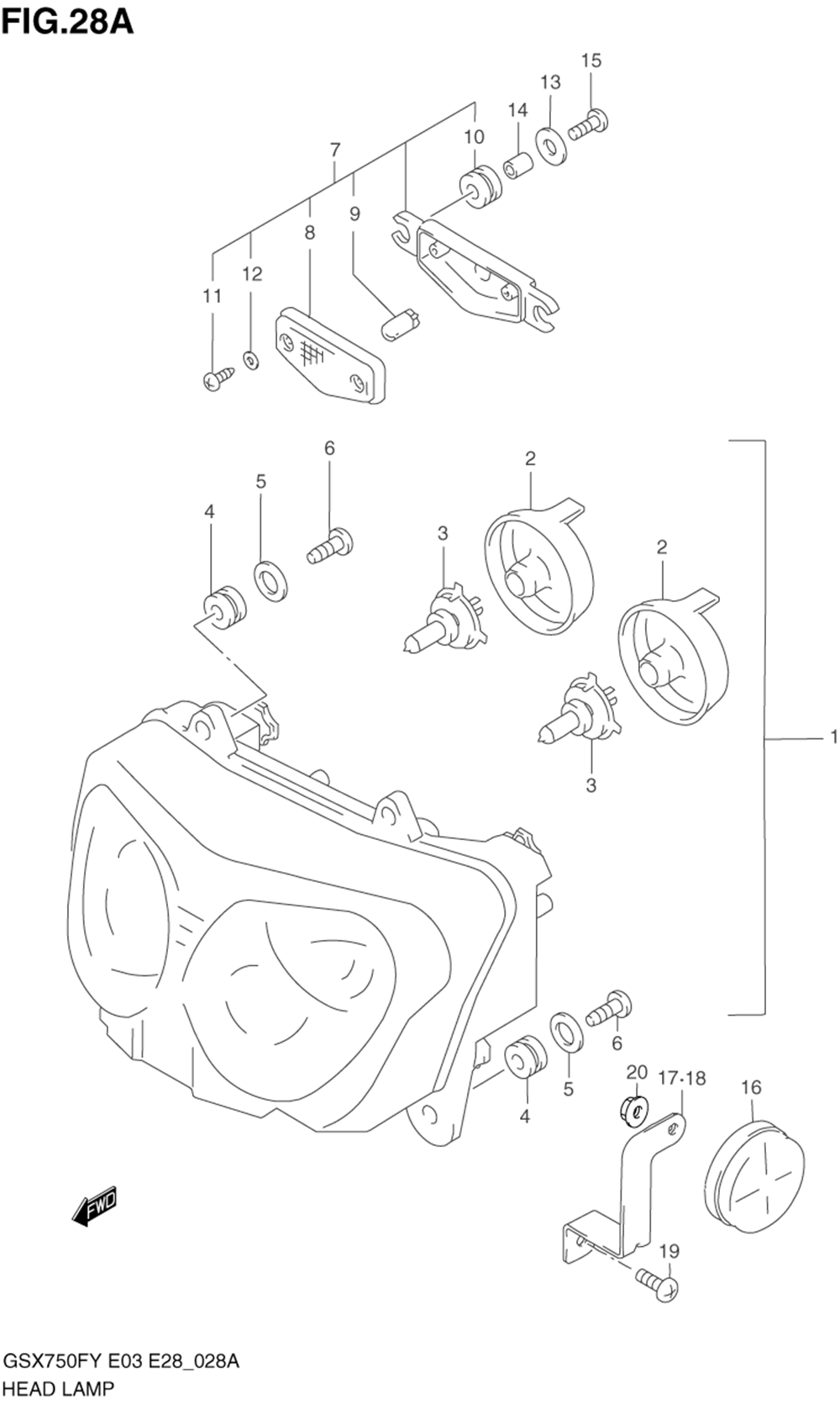 Headlamp (model k3)