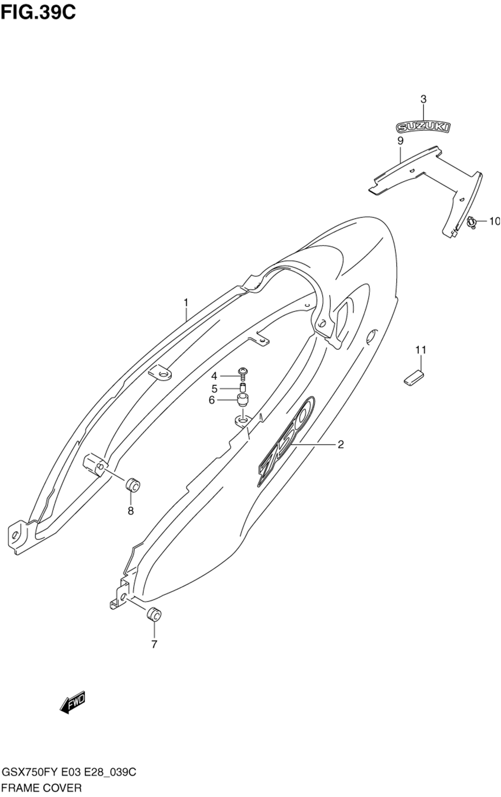 Frame cover (model k3)