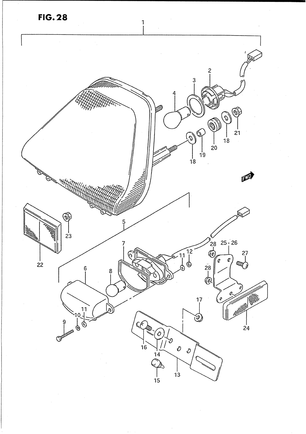 Rear combination lamp