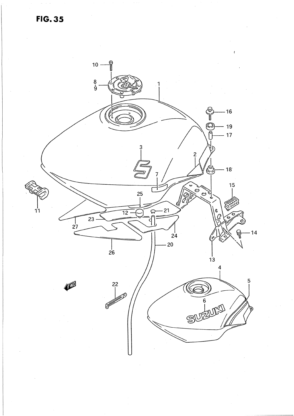 Fuel tank (model k_l)